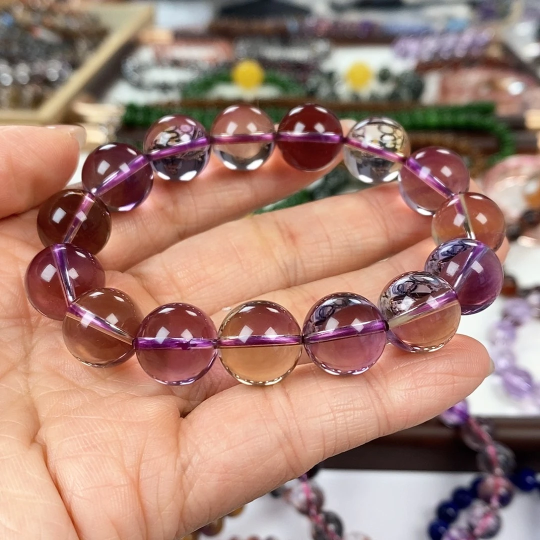 未镶嵌手链水晶紫黄晶