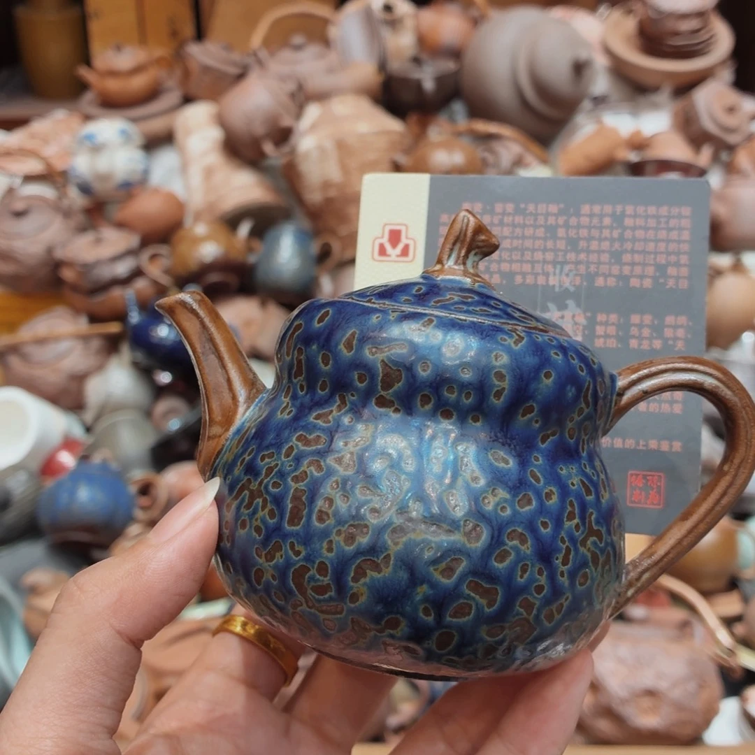 柴烧老岩泥高温茶器皿