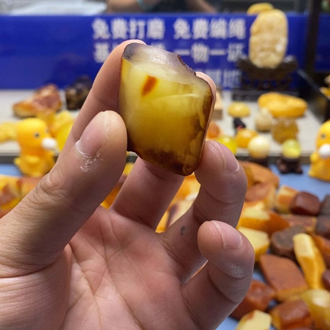 定制蜜蜡未镶嵌郎****部传世琥珀蜜蜡定制