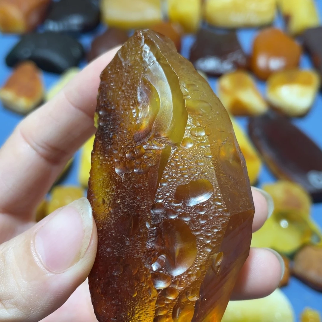 定制蜜蜡未镶嵌金龙鱼
