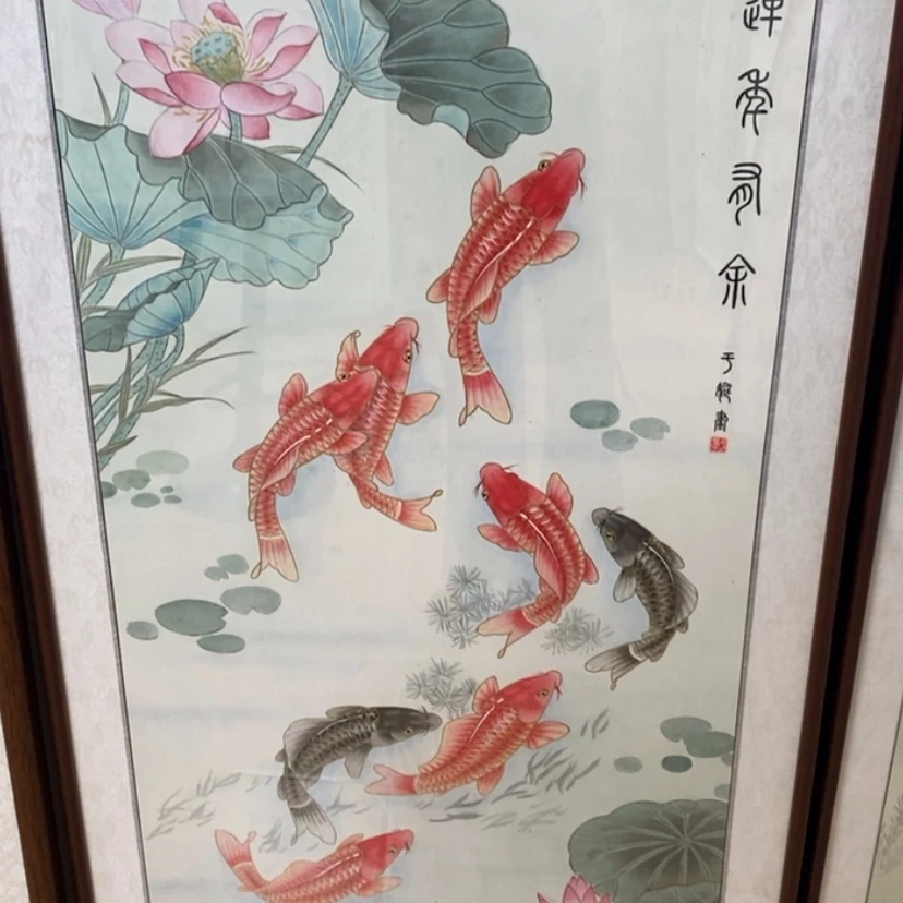【闪购商品】国画手绘国画工笔122.65带框