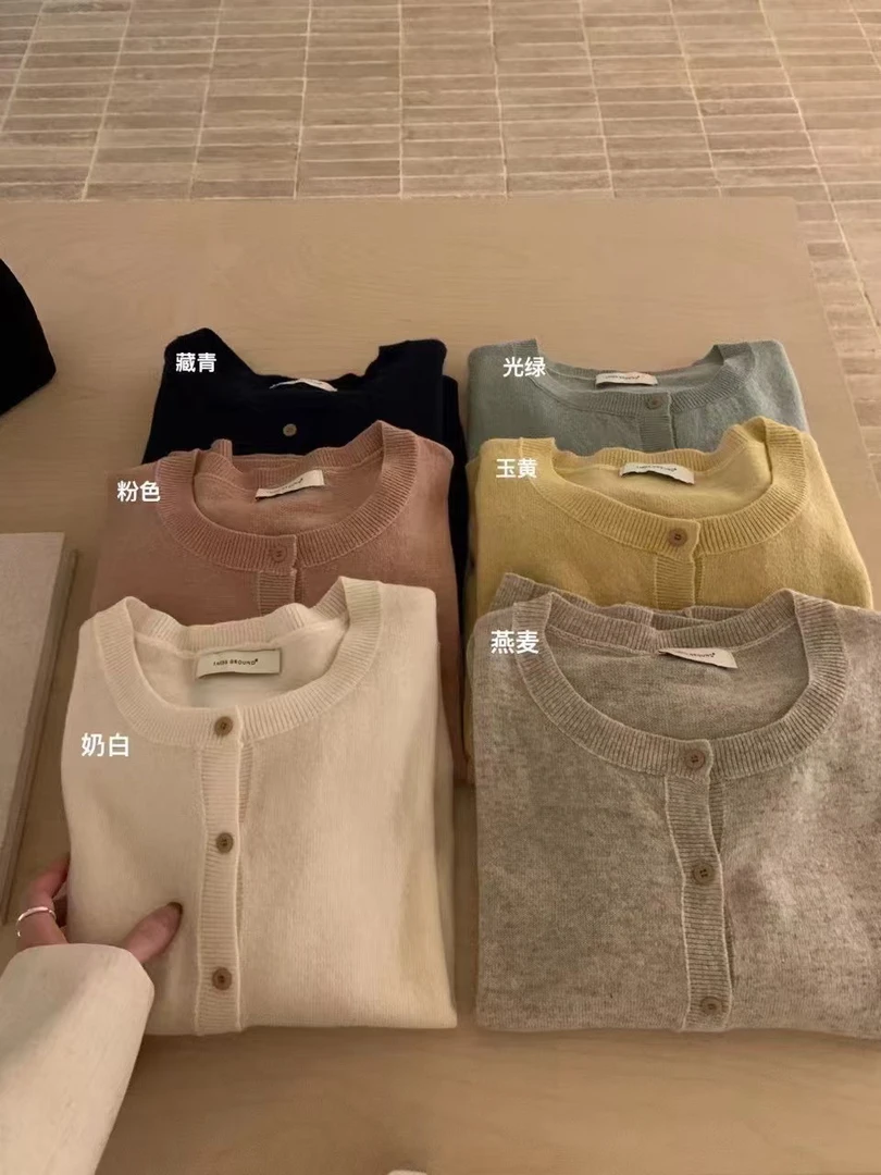 imiss@0701 韩系简约圆领毛衣 1-2