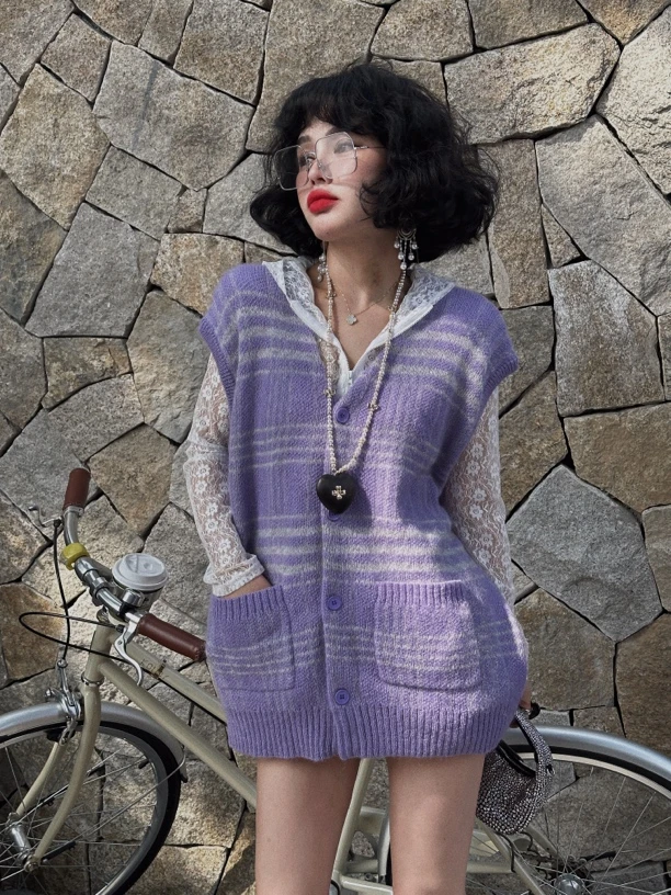 【NANA】气质蕾丝连帽打底衫