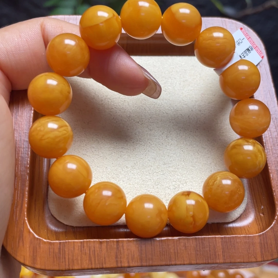 未镶嵌蜜蜡手链手串