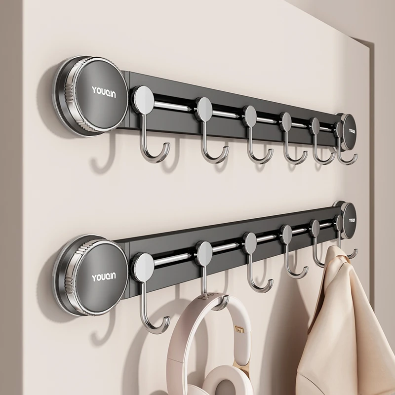 优勤吸盘门后挂钩免打孔强力称重入户门挂衣架浴室粘胶钩子置物架