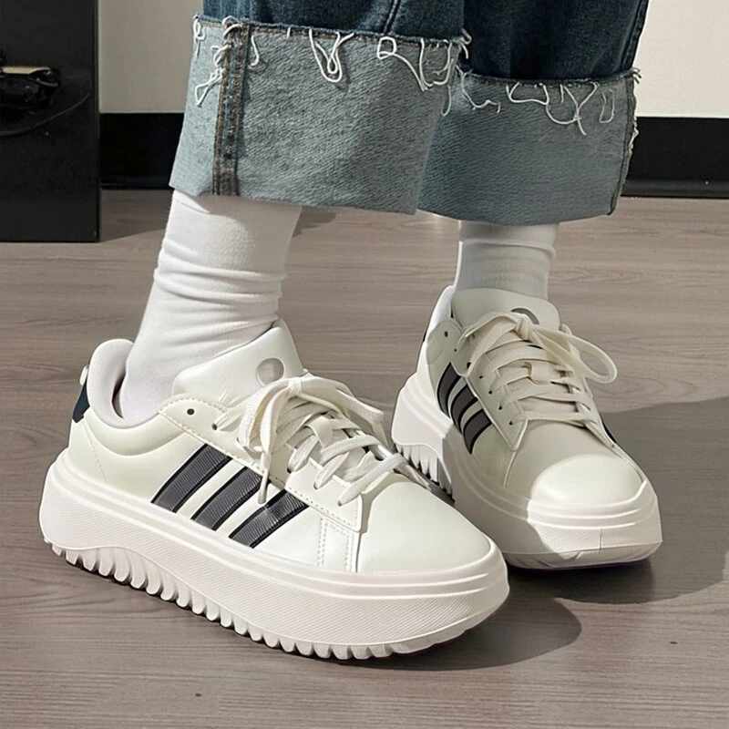 adidas/阿迪达斯女鞋 2025秋季新款运动鞋缓震厚底慢跑鞋休闲鞋