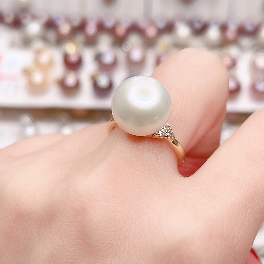 合金淡水珍珠吊坠(赠链)