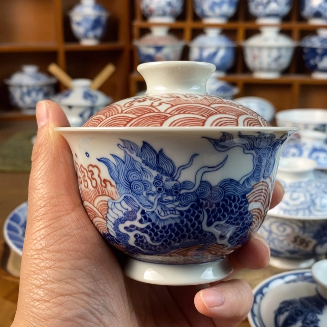 瓷片景德镇陶瓷手绘茶器996