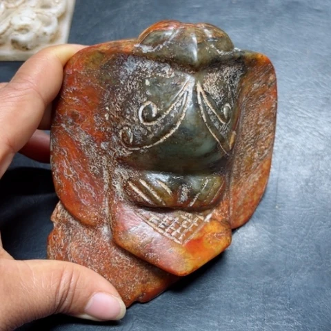 吊坠白玉菩提把件