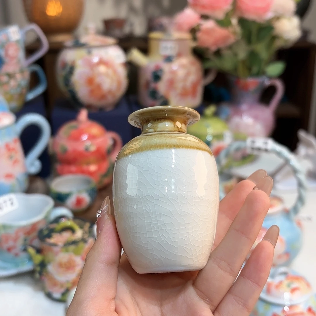 景德镇手绘高温釉下彩陶瓷茶具