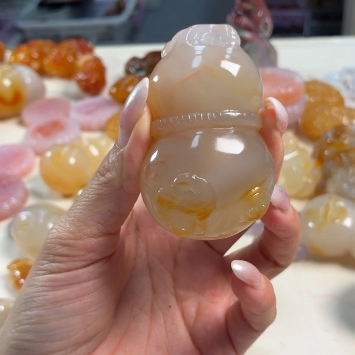 玛瑙/玉髓未镶嵌吊坠(不含链)