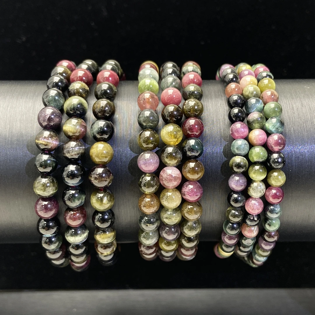 【星浩好物】碧玺多圈手串 QT144H474【多样性发一件】4mm-6mm可选