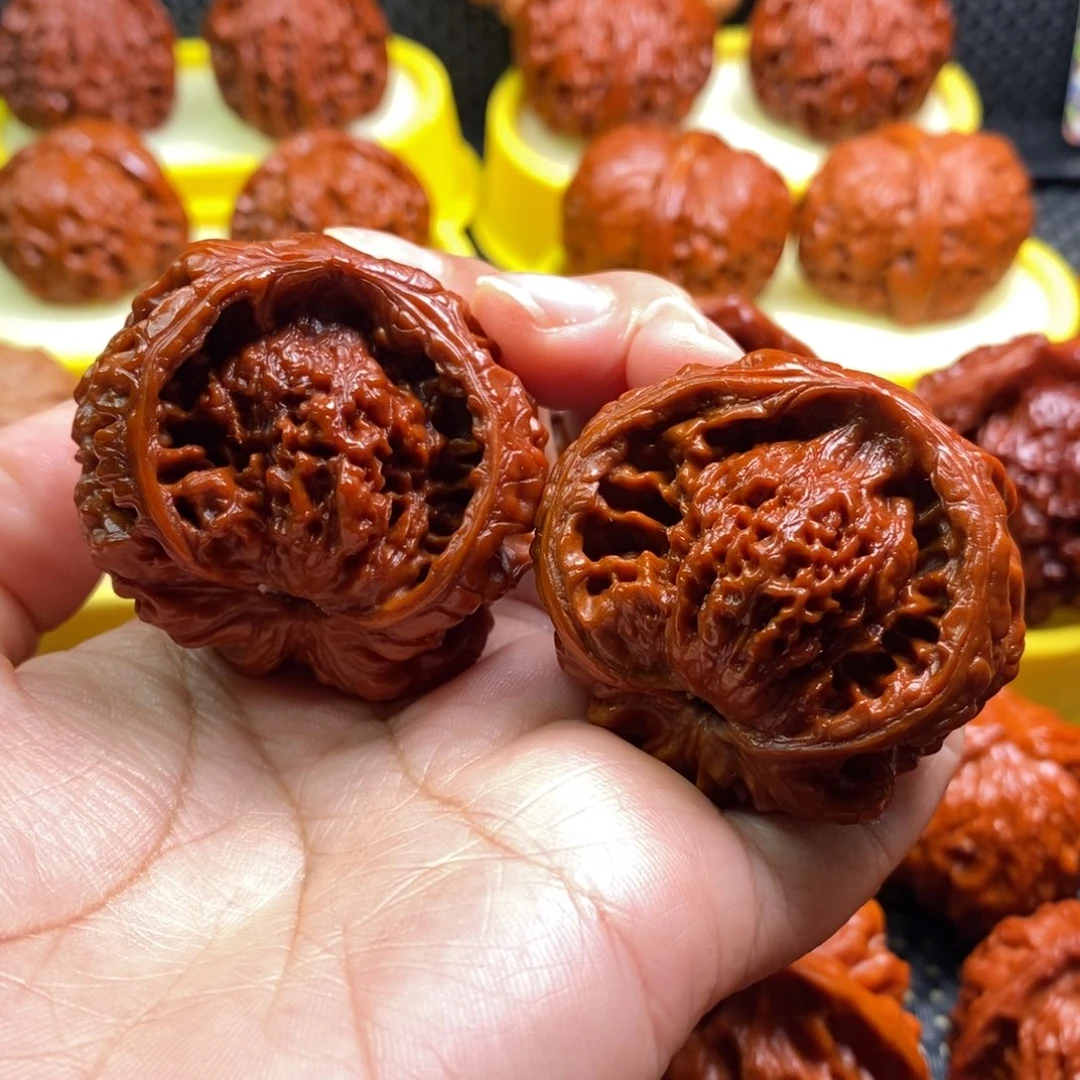 把件文玩核桃蛇头