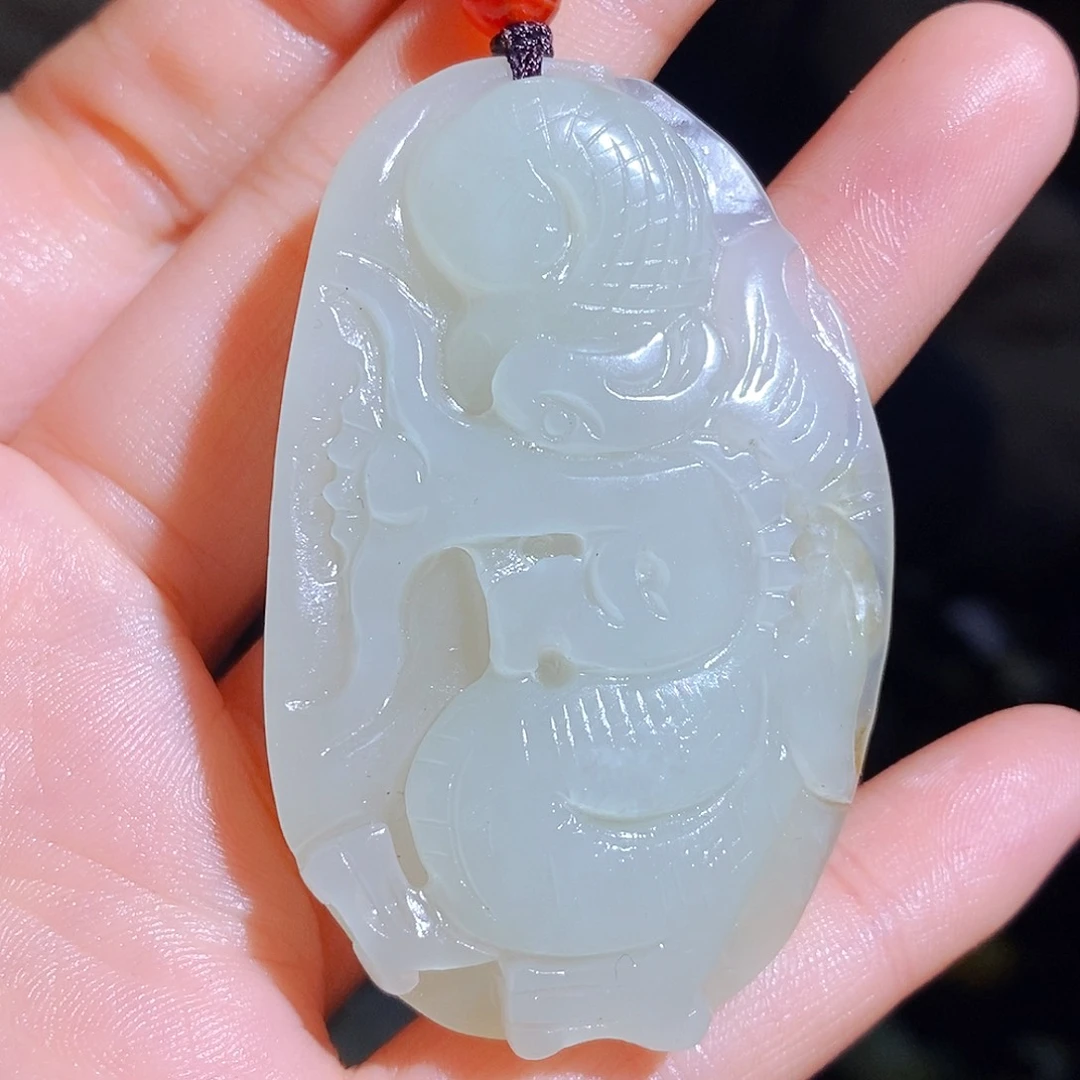 和田玉颈饰未镶嵌