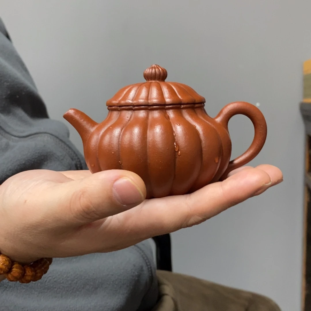 紫砂茶壶背****裤筋纹莲子170