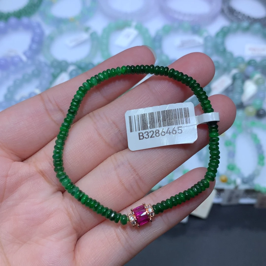 未镶嵌手链翡翠天然