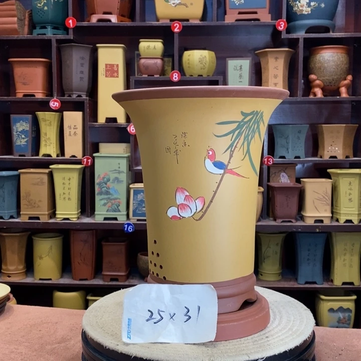 紫砂花盆紫砂花盆