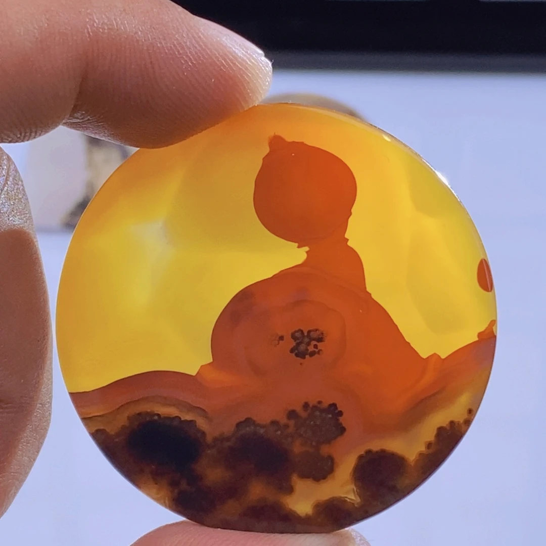 玛瑙/玉髓未镶嵌吊坠(不含链)35