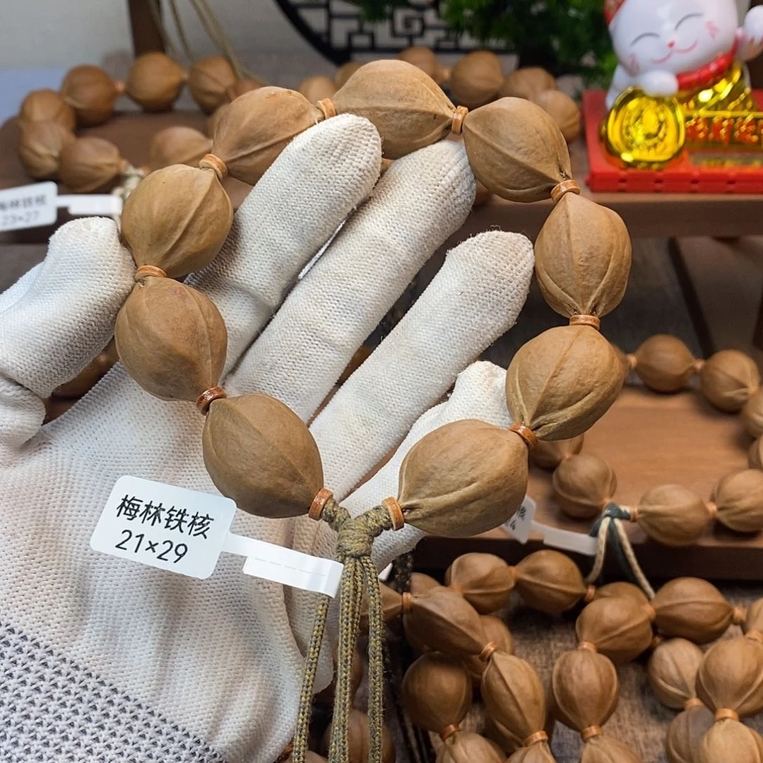 热***诚橄榄核手串梅林铁核2129