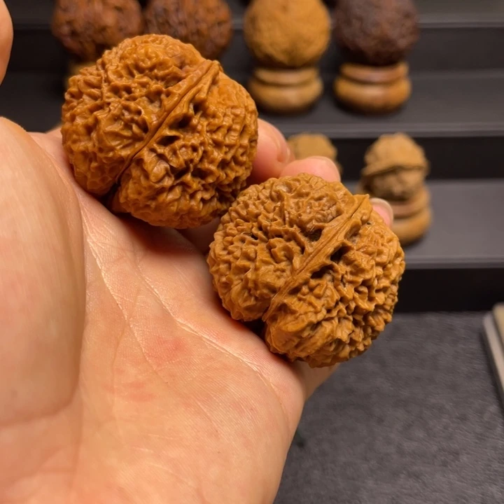 吊坠文玩核桃F红珊瑚39