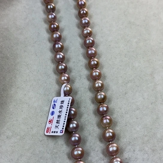 淡水珍珠颈饰银S925镶嵌
