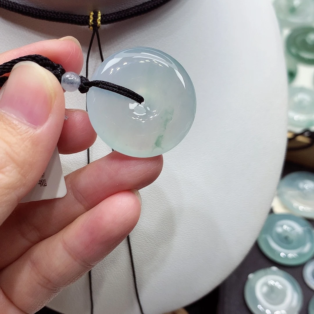 颈饰未镶嵌翡翠编号17，25.7/6