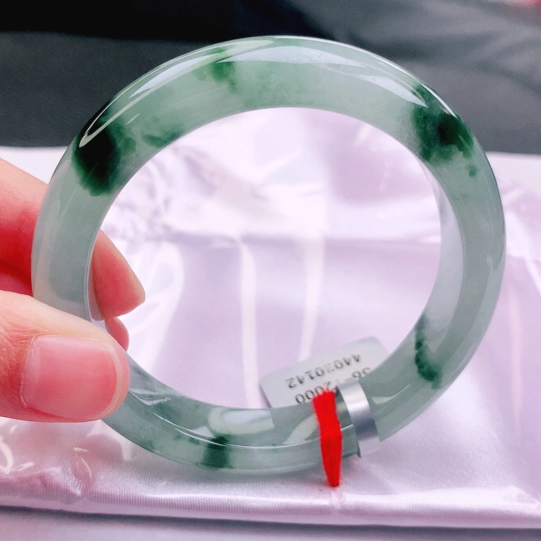 翡翠未镶嵌手镯缅甸天然a货翡翠手镯