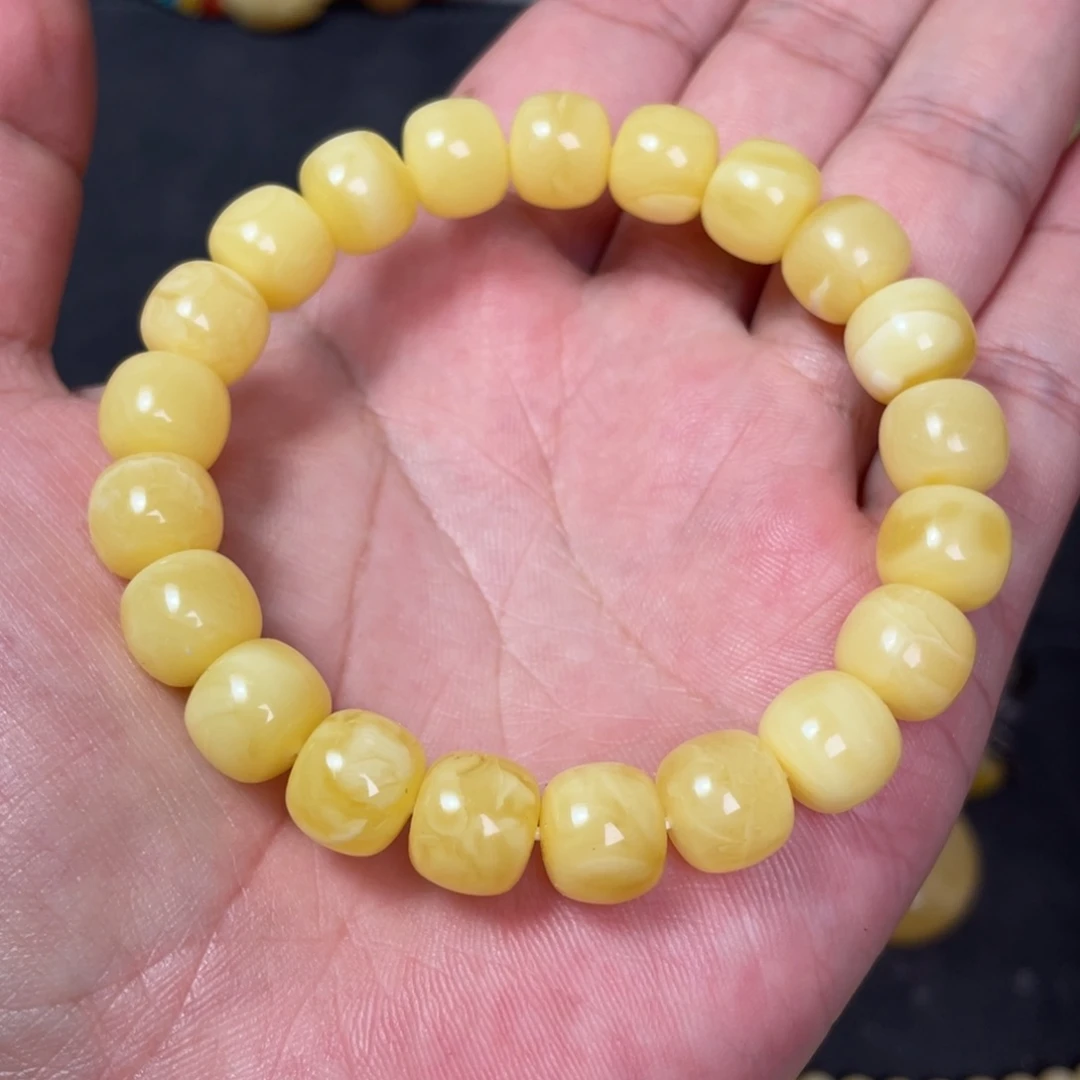 未镶嵌蜜蜡裸石蜜蜡手串10.5mm