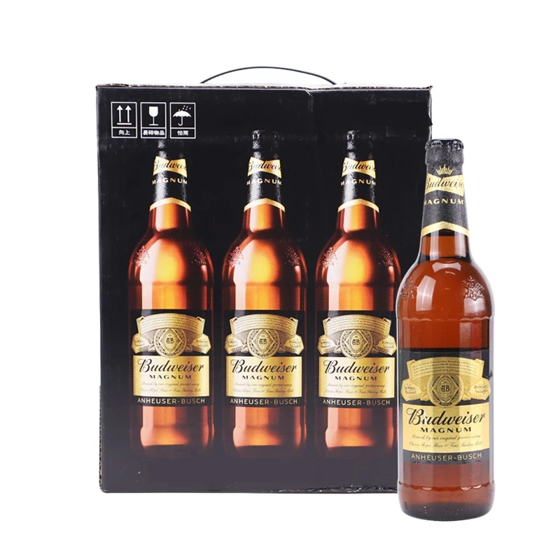 百威黑金啤酒600ml*6瓶/箱