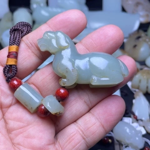 吊坠(不含链)未镶嵌和田玉