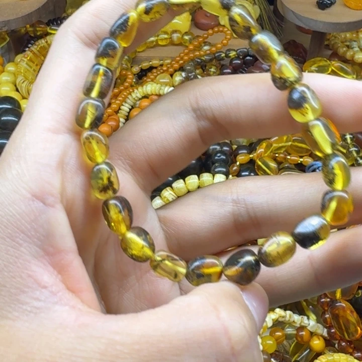 琥珀未镶嵌珠宝奇石