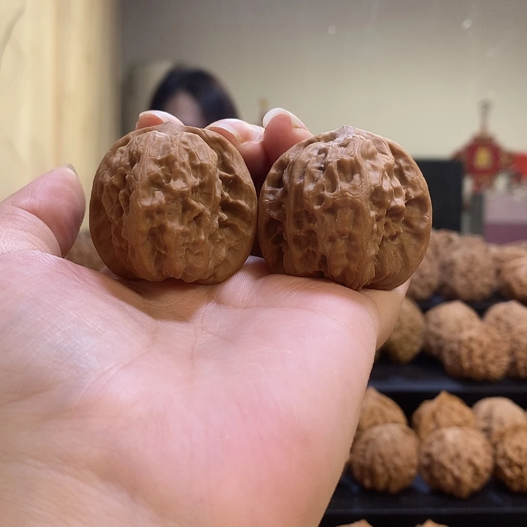 把件文玩核桃38野狼