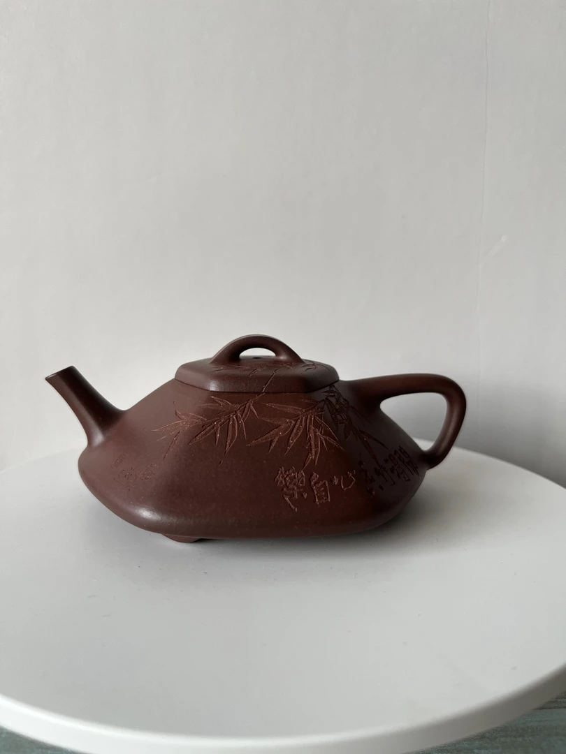 黄龙山四号井底槽青六方合瓢刻绘版半手精工135cc左右