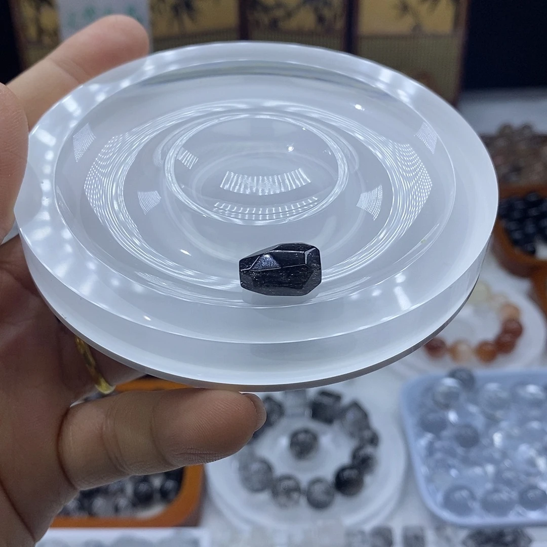 朵***朵烟晶银S925镶嵌手链定制打孔不退换