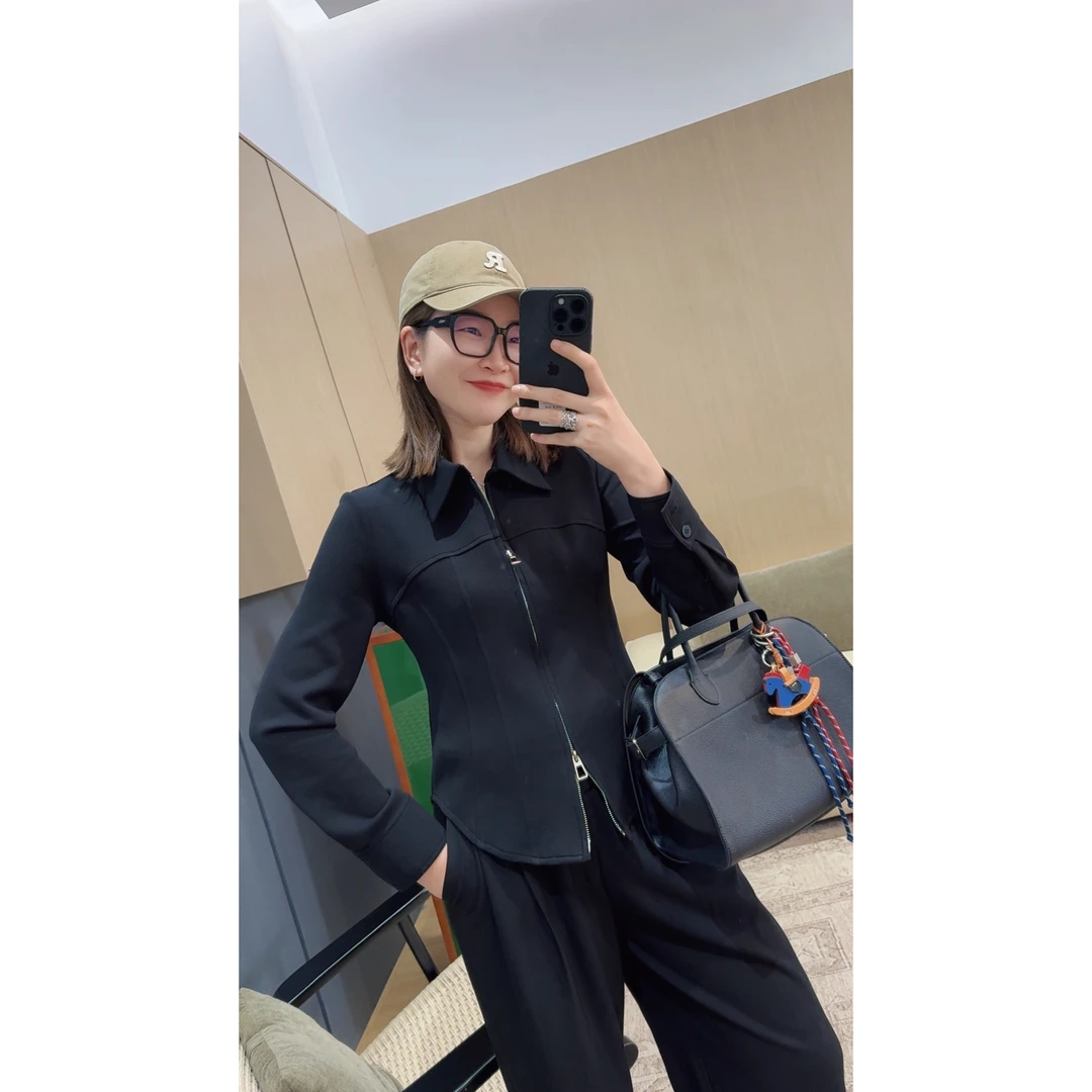 072 & RICE【星语】秋季休闲翻领拉链长袖外套 24NW040Z* FF11