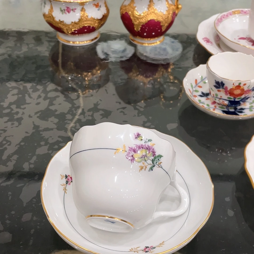 瓷片中古二等咖啡杯