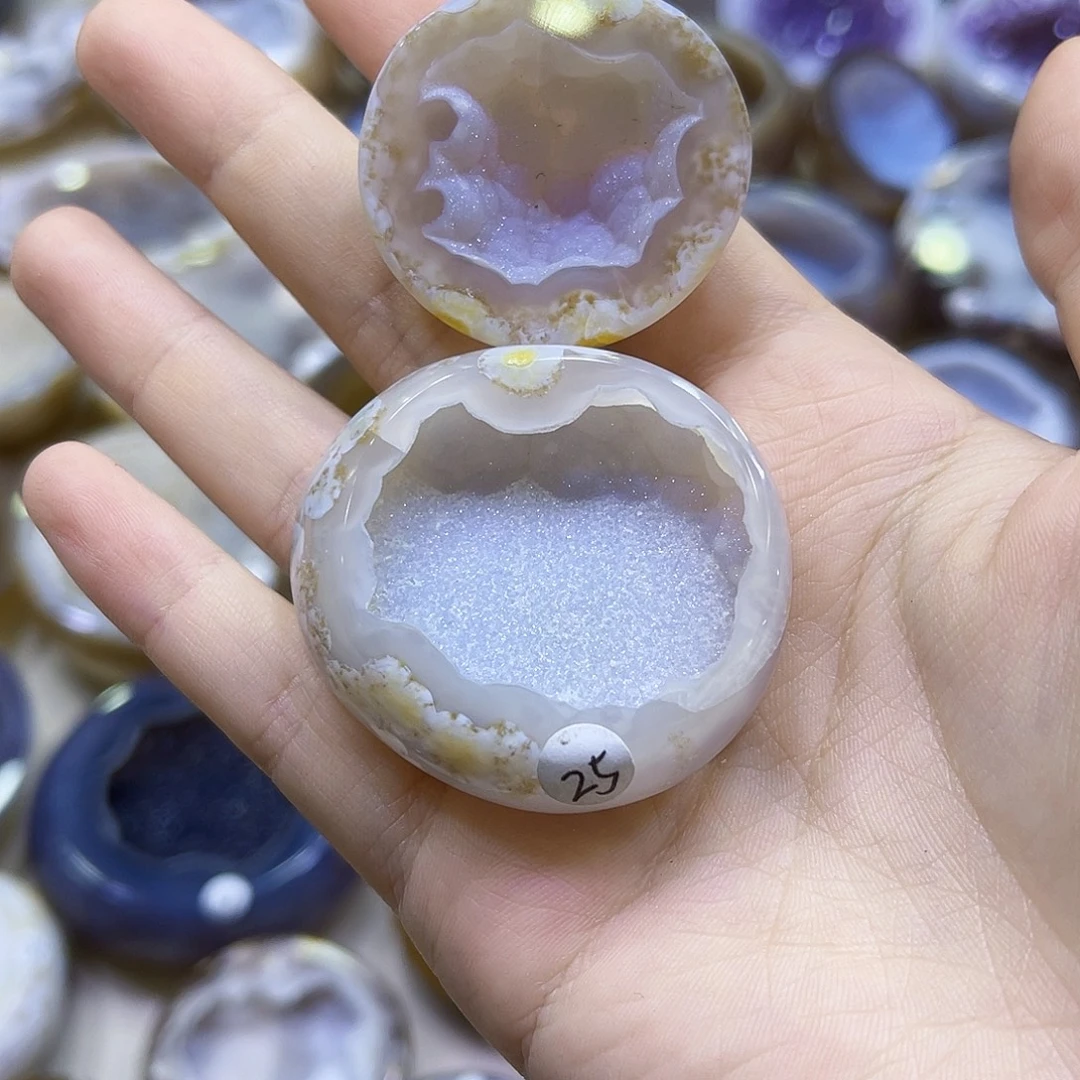 银S925镶嵌珠宝半成品紫晶