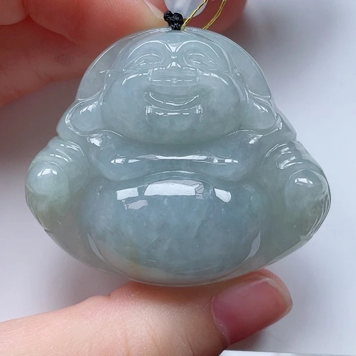 翡翠未镶嵌颈饰小冰丝线