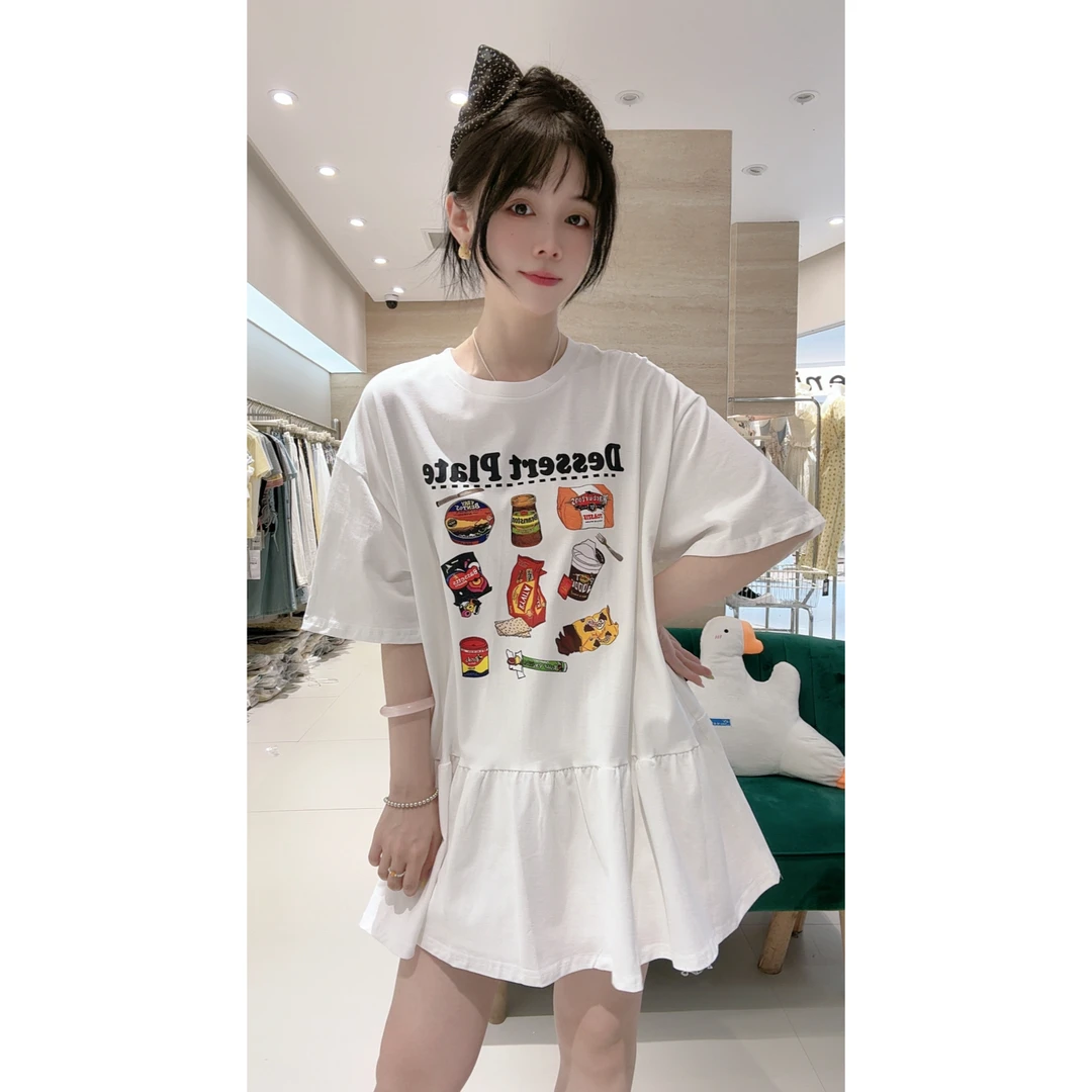3270韩版零食大T裙