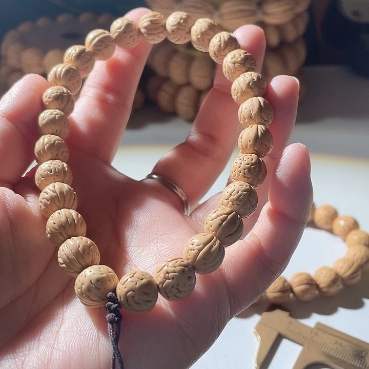 ****鹰桃核吊坠桃核手串野生11