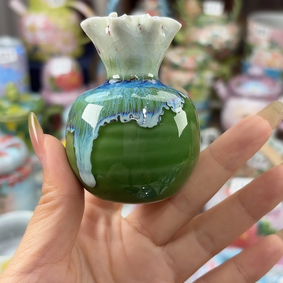 景德镇手绘高温釉下彩陶瓷茶具