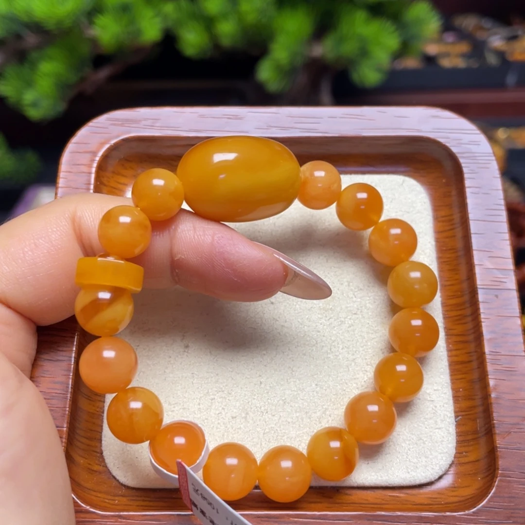 蜜蜡手链未镶嵌手串