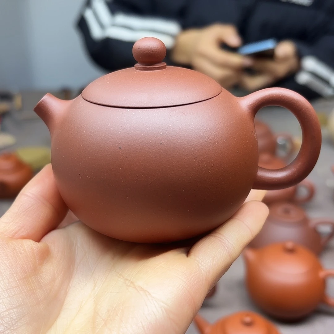 紫砂茶壶紫泥西施150cc微瑕