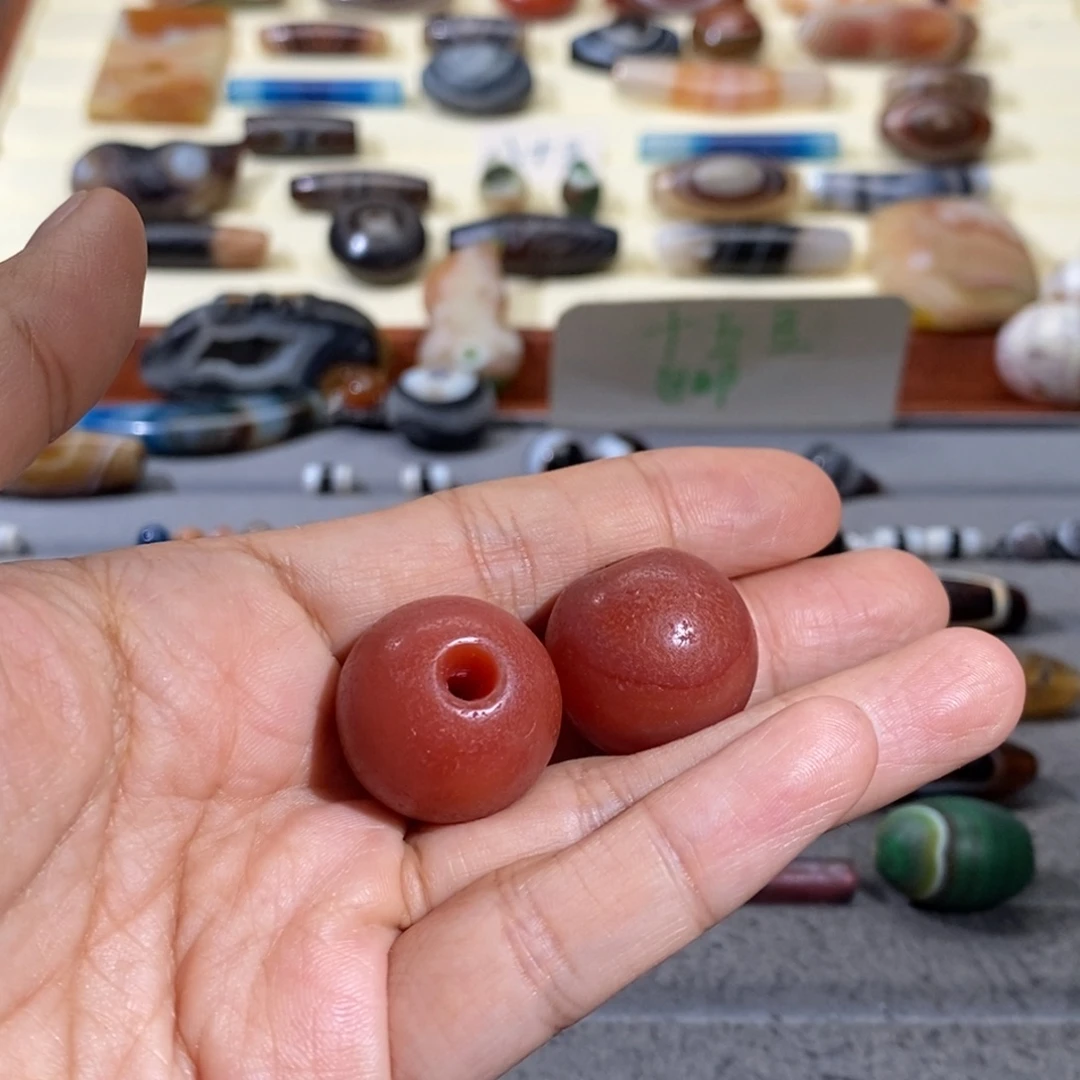 3***）玛瑙/玉髓合金颈饰