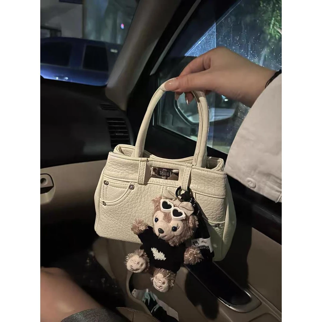 高级感轻奢手提凯莉包包女小众时尚休闲单肩斜挎包韩版百搭手拎包