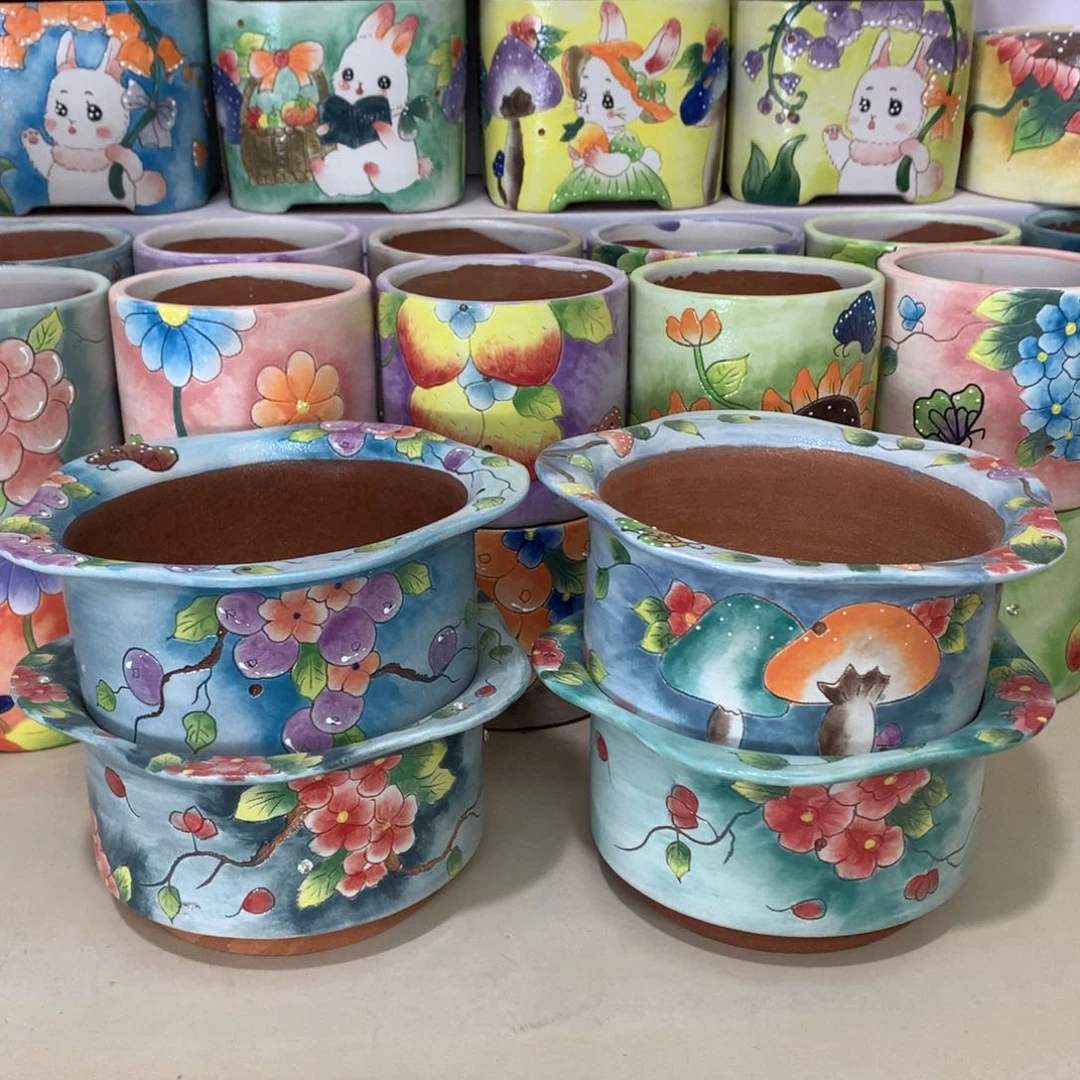 福利正品红陶花盆