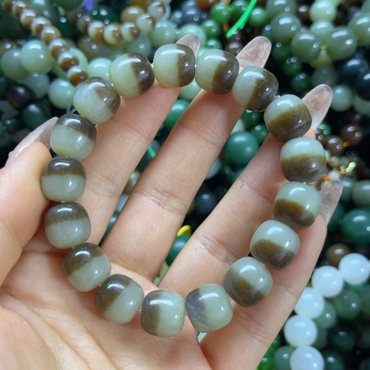 和田玉未镶嵌手链