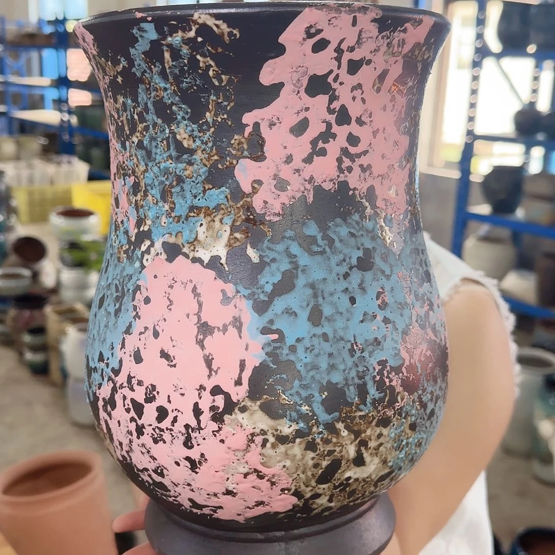 紫砂花盆高30口20