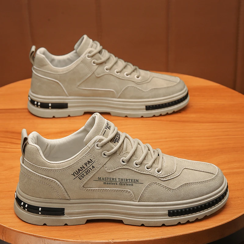 男鞋欧伦啄木鸟EUROTUCANO工地干活防滑劳保鞋子耐磨厚底休闲板鞋