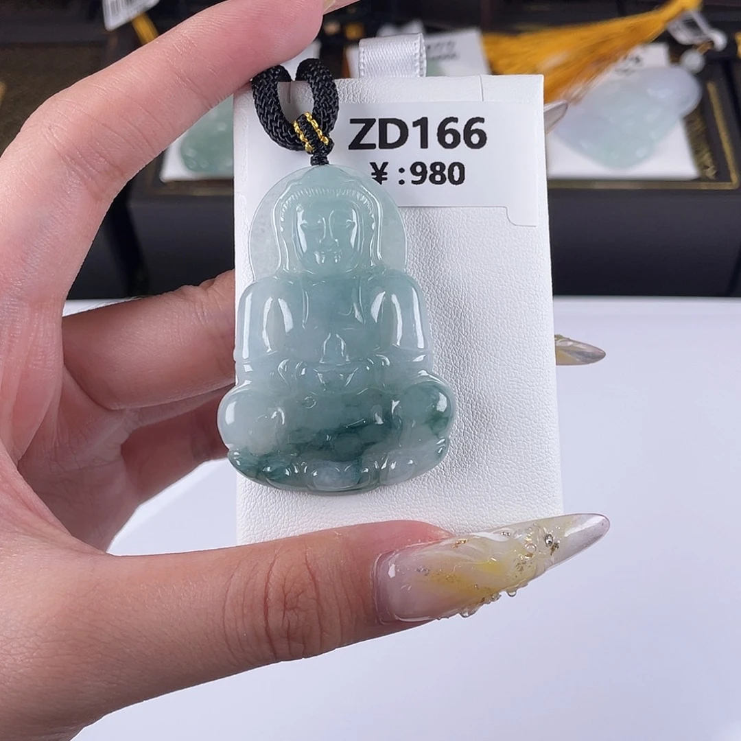 翡翠未镶嵌颈饰ZD166